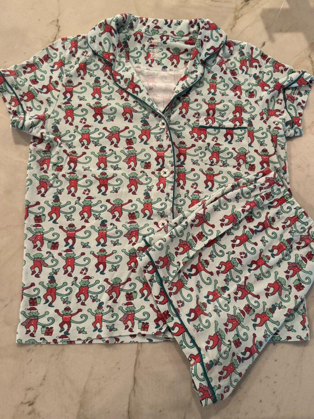 Roller Rabbit Christmas Edition Polo Pajamas